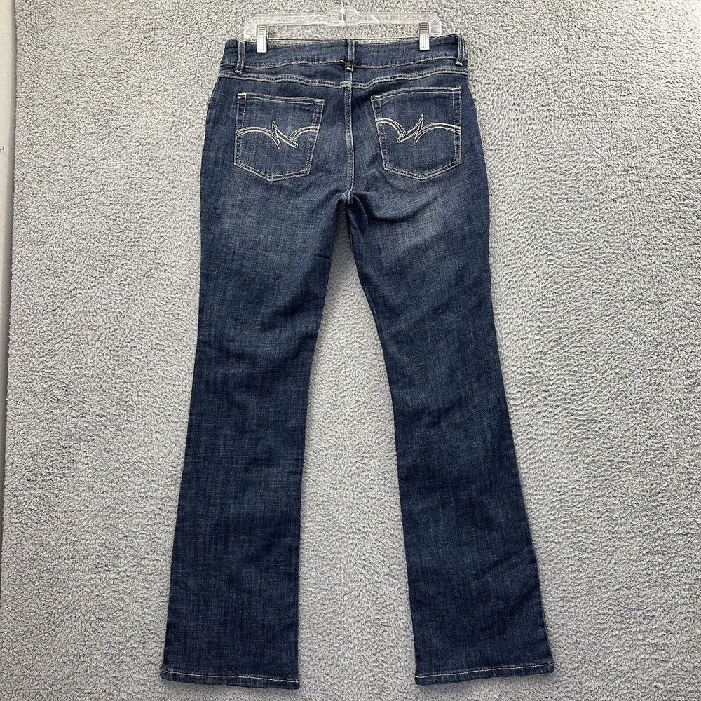 Wrangler Mae Bootcut Jeans Mid Rise Cotton Blend Western Rodeo Cowgirl 13 x 33.5